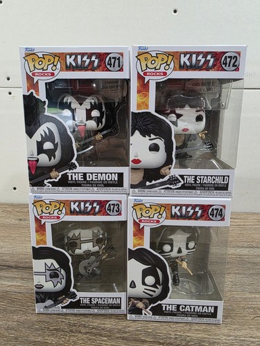 Kiss funko pops set 4 - funko, of