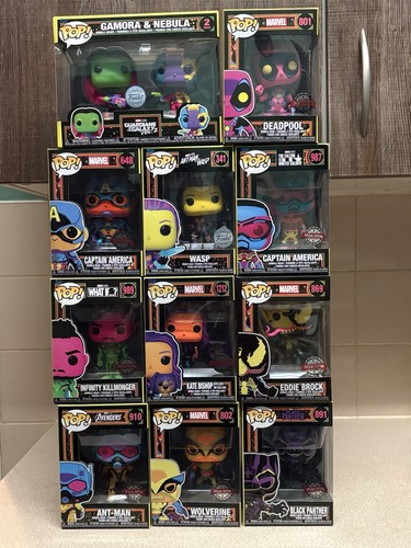 Funko pop marvel black - marvel,