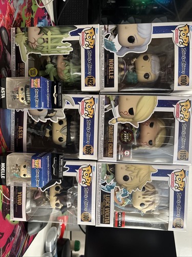 Black clover funko pops set - funko,