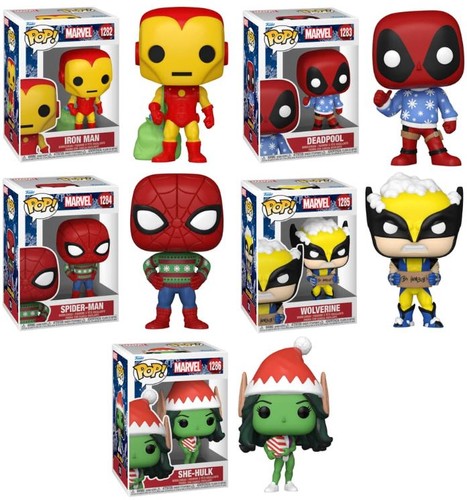 Marvel holiday funko - holiday, pop