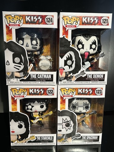 Funko pop rocks kiss set - rocks,