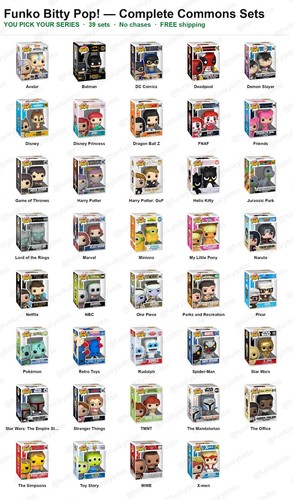 Funko bitty pop complete - pop!,