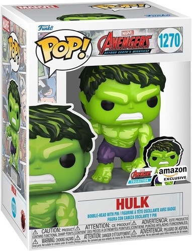 Box damaged funko pop - damaged, pin